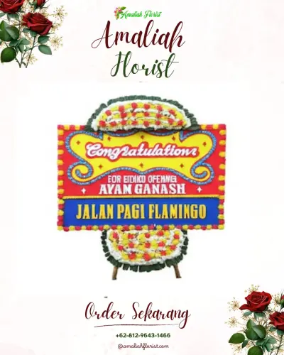 Bunga Papan Congratulation di Ngentakrejo